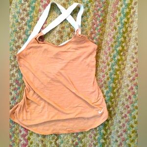 Peach Dri-Fit Women’s Athletic Tank Top (XS)